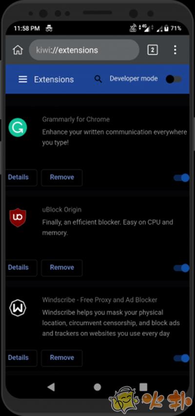kiwi浏览器截图1
