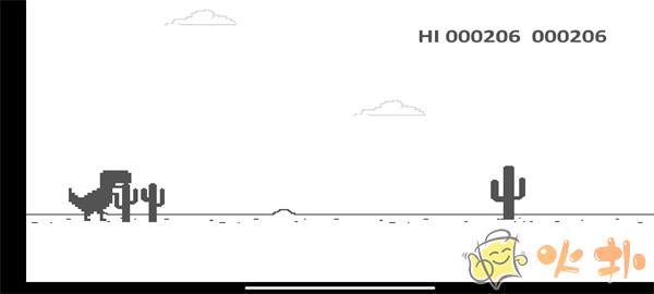 谷歌小恐龙游戏截图0