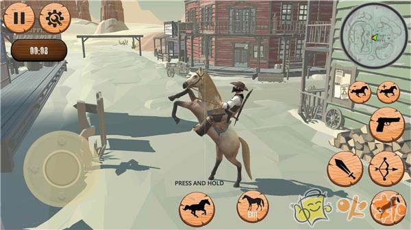 西部牛仔模拟器截图0