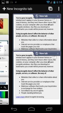 谷歌浏览器手机版截图0