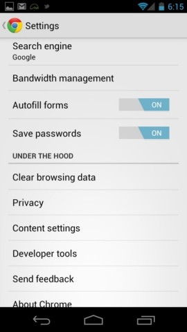 谷歌浏览器手机版截图1