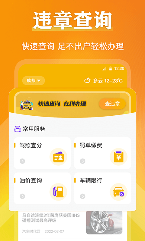 交通违章查询助手截图0