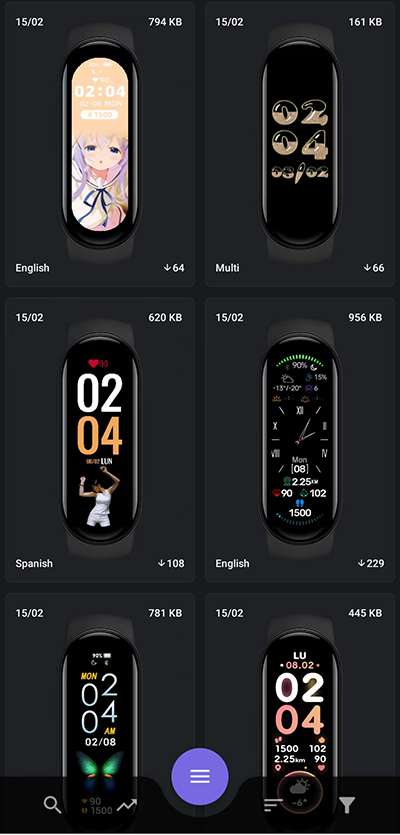 小米手环6表盘截图2