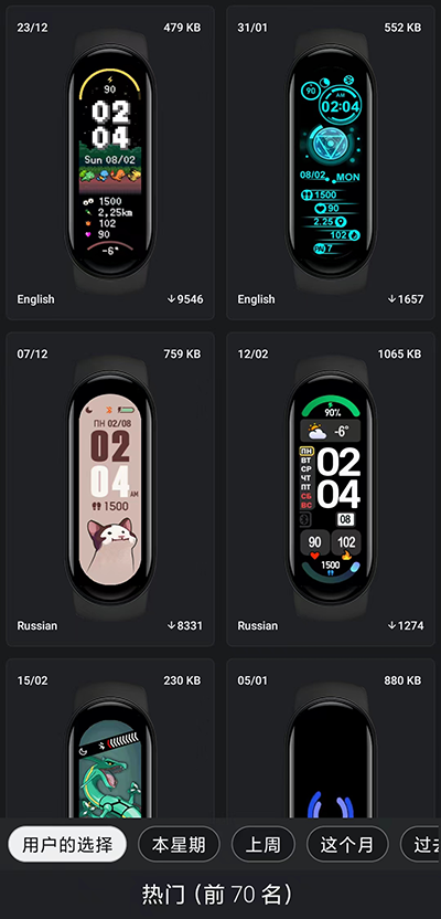 小米手环6表盘截图3