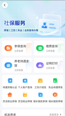 湖南省智慧人社养老认证截图3
