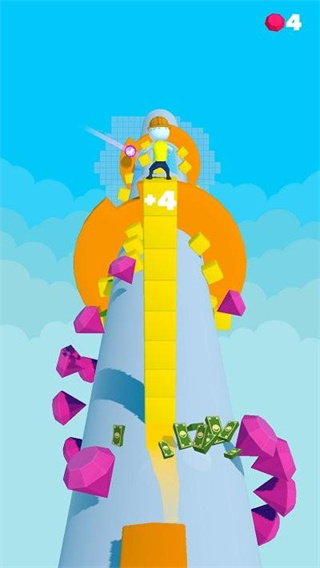 小方块向前冲截图0