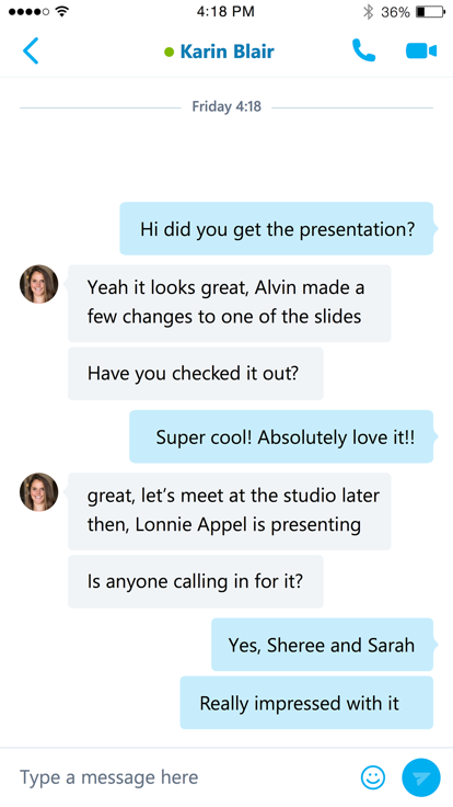 Skype安卓版截图0