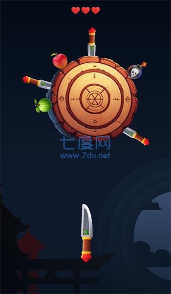 忍者刀切(Ninja Knife Cut)截图0