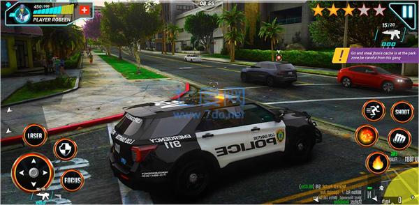 警车追逐黑帮游戏截图1