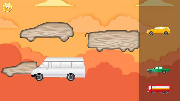 儿童汽车拼图游戏app截图1