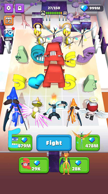 合并怪物彩虹字母表破解版截图1