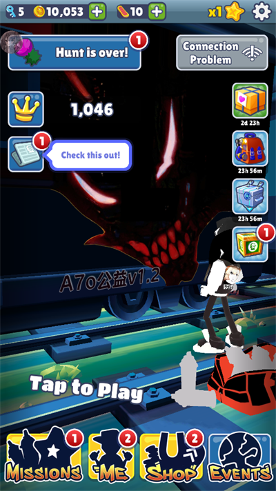 地铁跑酷A7o公益版截图2