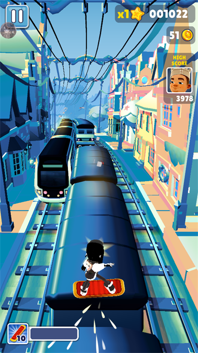 地铁跑酷A7o公益版截图3