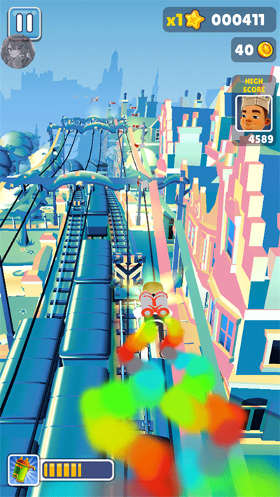 地铁跑酷A7o公益版截图4