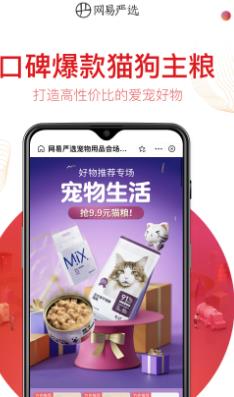 網(wǎng)易嚴選界面展示2