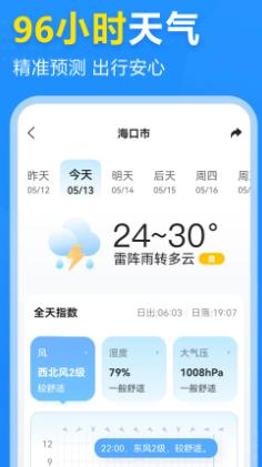 2345天氣預報界面展示2