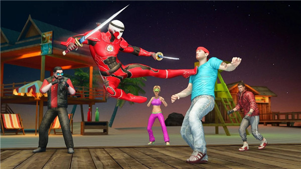 忍者超级英雄格斗截图0