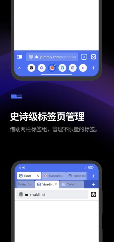 vivaldi瀏覽器安卓版界面展示2