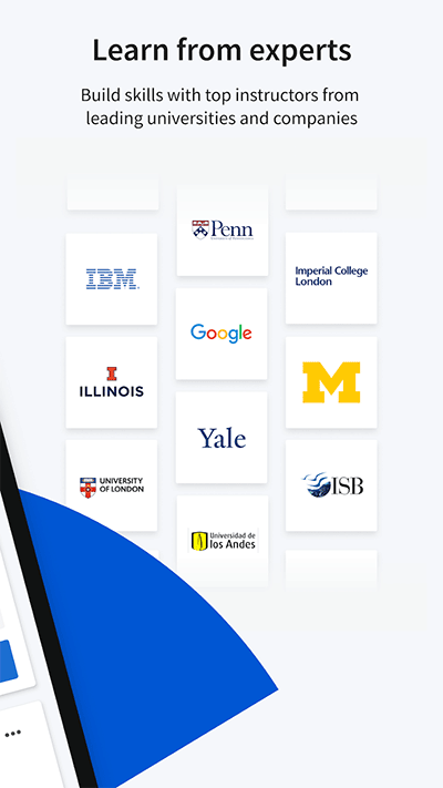 coursera app界面展示2