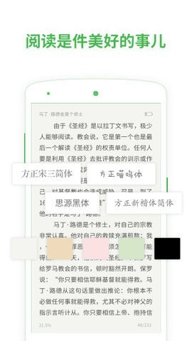 宇辰小說界面展示2