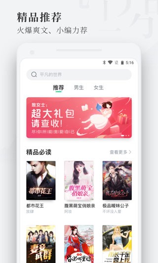 枕閱小說界面展示2