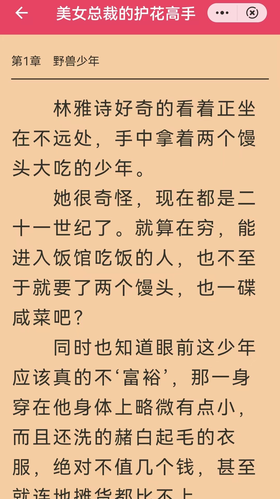 三思行小說界面展示2