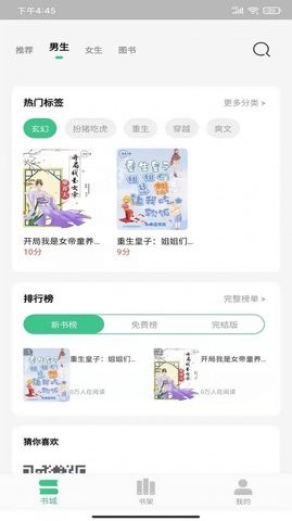 琴巖小說界面展示2