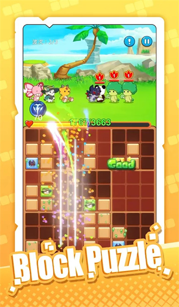 泡泡射手小方块截图1