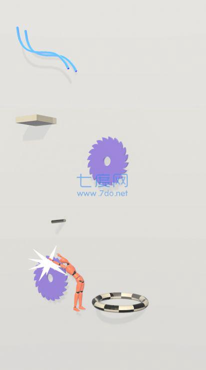 布偶猫过山车游戏(Ragdoll Coaster)截图1