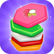 排序謎題(Fruits Hexa: Sorting puzzle)游戲