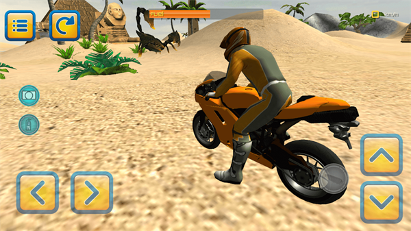 沙漠摩托車駕駛(Desert Motorbike Driving)游戲界面展示2