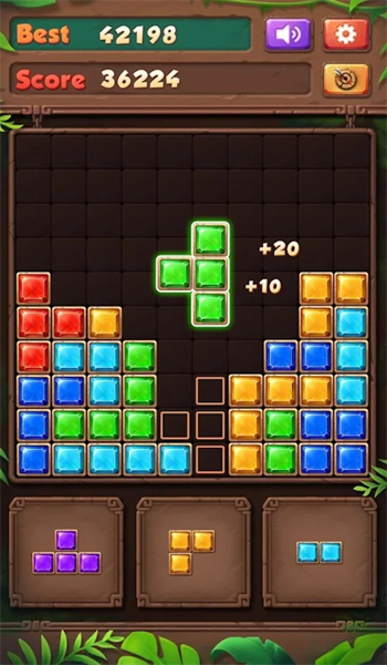珠寶積木拼圖游戲(Jewels Blocks Puzzle)界面展示2